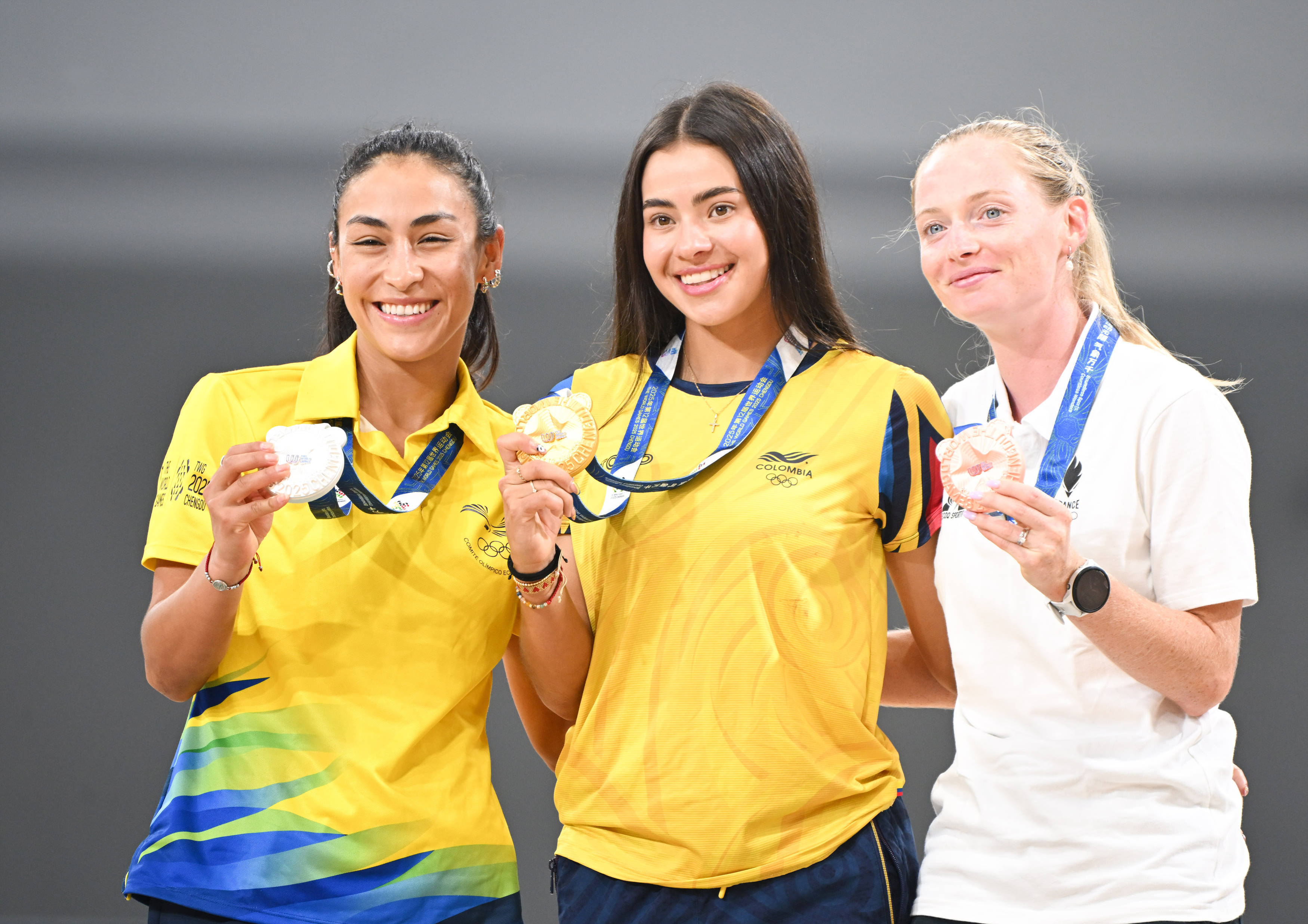 哥伦比亚选手在比赛中取得突破 哥伦比亚选手在比赛中取得突破